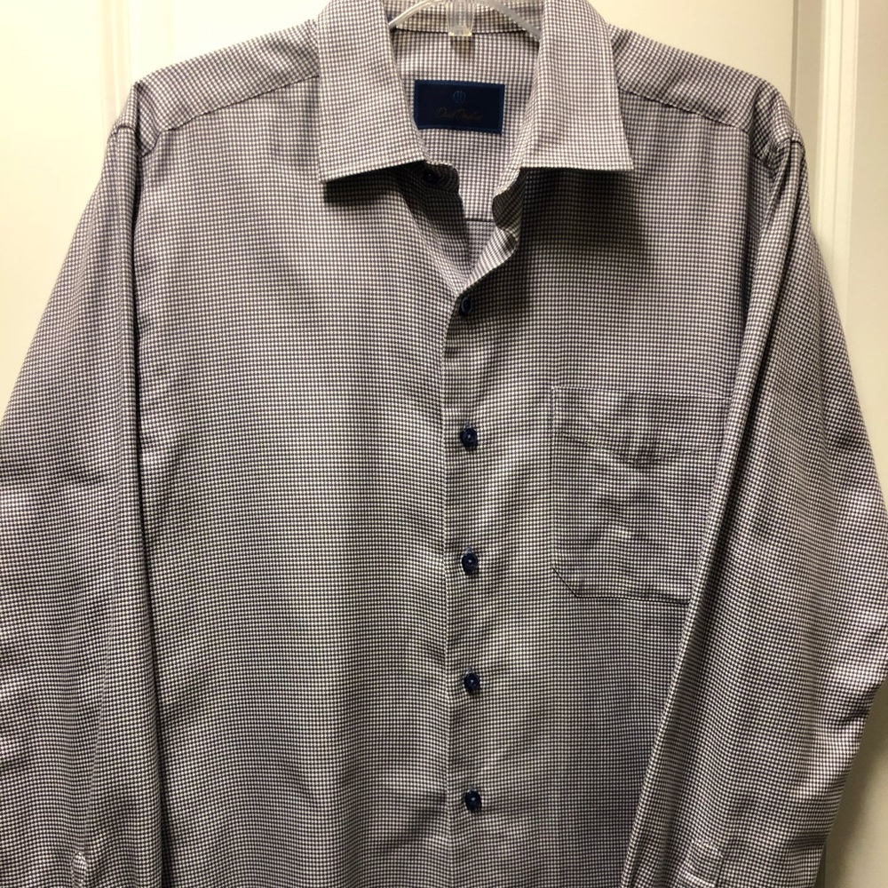 David Donahue - Large - Dress Shirt - Minimal Wear